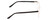 Side View of Ernest Hemingway H4839 Designer Progressive Lens Blue Light Blocking Eyeglasses in Clear Crystal/Gloss Black Unisex Cateye Full Rim Acetate 52 mm