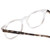 Close Up View of Ernest Hemingway 4840 Unisex Cateye Eyeglasses Crystal/Black Brown Tortoise 50mm