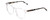 Profile View of Ernest Hemingway H4840 Designer Bi-Focal Prescription Rx Eyeglasses in Clear Crystal/Black Amber Brown Glitter Tortoise Unisex Cateye Full Rim Acetate 50 mm