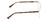 Side View of Ernest Hemingway H4833 Designer Bi-Focal Prescription Rx Eyeglasses in Clear Crystal/Brown Yellow Tortoise Havana Unisex Cateye Full Rim Acetate 52 mm