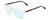 Profile View of Ernest Hemingway H4833 Designer Blue Light Blocking Eyeglasses in Clear Crystal/Brown Yellow Tortoise Havana Unisex Cateye Full Rim Acetate 52 mm