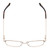 Top View of Ernest Hemingway H4837 Cateye Semi-Rimless Eyeglasses Brown Silver/Tortoise 53mm