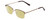 Profile View of Ernest Hemingway H4837 Designer Polarized Reading Sunglasses with Custom Cut Powered Sun Flower Yellow Lenses in Metallic Antique Brown Silver/Auburn Tortoise Unisex Cateye Full Rim Stainless Steel 53 mm