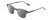 Profile View of Ernest Hemingway H4830 Designer Polarized Reading Sunglasses with Custom Cut Powered Smoke Grey Lenses in Mauve Purple Plum Marble/Beige Crystal Fade Ladies Cateye Full Rim Acetate 51 mm
