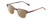 Profile View of Ernest Hemingway H4830 Designer Polarized Reading Sunglasses with Custom Cut Powered Amber Brown Lenses in Mauve Purple Plum Marble/Beige Crystal Fade Ladies Cateye Full Rim Acetate 51 mm