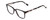 Profile View of Ernest Hemingway H4831 Unisex Designer Eyeglasses in Black/Grey Blue Marble 50mm