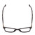 Top View of Ernest Hemingway H4831 Unisex Designer Eyeglasses in Black/Grey Blue Marble 50mm