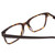 Close Up View of Ernest Hemingway H4831 Designer Single Vision Prescription Rx Eyeglasses in Brown Yellow Tortoise Havana/Gloss Black Unisex Rectangle Full Rim Acetate 50 mm