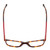 Top View of Ernest Hemingway H4815 Designer Bi-Focal Prescription Rx Eyeglasses in Amber Brown Tortoise Havana Ladies Cateye Full Rim Acetate 52 mm