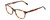 Profile View of Ernest Hemingway H4815 Designer Progressive Lens Prescription Rx Eyeglasses in Amber Brown Tortoise Havana Ladies Cateye Full Rim Acetate 52 mm