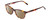 Profile View of Ernest Hemingway H4815 Designer Polarized Sunglasses with Custom Cut Amber Brown Lenses in Amber Brown Tortoise Havana Ladies Cateye Full Rim Acetate 52 mm