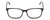 Front View of Ernest Hemingway H4817 Unisex Oval Acetate Designer Eyeglasses Gloss Black 55 mm