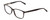 Profile View of Ernest Hemingway H4817 Designer Bi-Focal Prescription Rx Eyeglasses in Gloss Black Unisex Oval Full Rim Acetate 55 mm