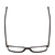 Top View of Ernest Hemingway H4817 Designer Progressive Lens Prescription Rx Eyeglasses in Gloss Black Unisex Oval Full Rim Acetate 55 mm