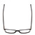 Top View of Ernest Hemingway H4817 Designer Progressive Lens Prescription Rx Eyeglasses in Gloss Black Unisex Oval Full Rim Acetate 55 mm