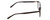 Side View of Ernest Hemingway H4817 Designer Blue Light Blocking Eyeglasses in Gloss Black Unisex Oval Full Rim Acetate 55 mm