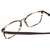 Close Up View of Ernest Hemingway H4817 Designer Reading Eye Glasses with Custom Cut Powered Lenses in Grey Black Marble Crystal Unisex Oval Full Rim Acetate 55 mm