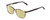 Profile View of Ernest Hemingway H4817 Designer Polarized Reading Sunglasses with Custom Cut Powered Sun Flower Yellow Lenses in Grey Black Marble Crystal Unisex Oval Full Rim Acetate 55 mm