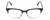 Front View of Ernest Hemingway H4819 Designer Single Vision Prescription Rx Eyeglasses in Black Clear Grey Gradient Ladies Cateye Full Rim Acetate 52 mm