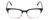 Front View of Ernest Hemingway H4819 Designer Progressive Lens Prescription Rx Eyeglasses in Black Clear Grey Gradient Ladies Cateye Full Rim Acetate 52 mm