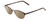 Profile View of Ernest Hemingway H4821 Designer Polarized Sunglasses with Custom Cut Amber Brown Lenses in Antique Brown Espresso Tortoise Ladies Cateye Full Rim Stainless Steel 52 mm