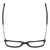 Top View of Ernest Hemingway H4823 Designer Reading Eye Glasses with Custom Cut Powered Lenses in Gloss Black/Clear Crystal Unisex Square Full Rim Acetate 53 mm