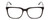 Front View of Ernest Hemingway H4823 Designer Bi-Focal Prescription Rx Eyeglasses in Gloss Black/Clear Crystal Unisex Square Full Rim Acetate 53 mm
