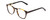 Profile View of Ernest Hemingway H4829 Designer Reading Eye Glasses with Custom Cut Powered Lenses in Antique Brown Yellow Tortoise Havana Black Unisex Round Full Rim Acetate 48 mm