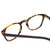 Close Up View of Ernest Hemingway H4829 Designer Reading Eye Glasses with Custom Cut Powered Lenses in Antique Brown Yellow Tortoise Havana Black Unisex Round Full Rim Acetate 48 mm
