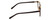Side View of Ernest Hemingway H4829 Designer Single Vision Prescription Rx Eyeglasses in Antique Brown Yellow Tortoise Havana Black Unisex Round Full Rim Acetate 48 mm