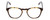 Front View of Ernest Hemingway H4829 Designer Single Vision Prescription Rx Eyeglasses in Antique Brown Yellow Tortoise Havana Black Unisex Round Full Rim Acetate 48 mm