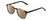 Profile View of Ernest Hemingway H4829 Designer Polarized Sunglasses with Custom Cut Amber Brown Lenses in Antique Brown Yellow Tortoise Havana Black Unisex Round Full Rim Acetate 48 mm