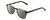 Profile View of Ernest Hemingway H4829 Designer Polarized Reading Sunglasses with Custom Cut Powered Smoke Grey Lenses in Antique Brown Yellow Tortoise Havana Black Unisex Round Full Rim Acetate 48 mm
