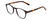 Profile View of Ernest Hemingway H4829 Designer Reading Eye Glasses with Custom Cut Powered Lenses in Gloss Black/Auburn Brown Yellow Tortoise Havana Layered Unisex Round Full Rim Acetate 48 mm