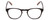 Front View of Ernest Hemingway H4829 Designer Single Vision Prescription Rx Eyeglasses in Gloss Black/Auburn Brown Yellow Tortoise Havana Layered Unisex Round Full Rim Acetate 48 mm