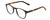 Profile View of Ernest Hemingway H4829 Designer Progressive Lens Prescription Rx Eyeglasses in Gloss Black/Auburn Brown Yellow Tortoise Havana Layered Unisex Round Full Rim Acetate 48 mm