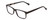 Profile View of Ernest Hemingway H4807 Designer Single Vision Prescription Rx Eyeglasses in Matte Black Unisex Square Full Rim Acetate 54 mm