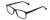 Profile View of Ernest Hemingway H4807 Designer Bi-Focal Prescription Rx Eyeglasses in Matte Black Unisex Square Full Rim Acetate 54 mm