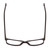 Top View of Ernest Hemingway H4807 Designer Bi-Focal Prescription Rx Eyeglasses in Matte Black Unisex Square Full Rim Acetate 54 mm