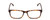 Front View of Ernest Hemingway H4807 Designer Single Vision Prescription Rx Eyeglasses in Matte Yellow Brown Tortoise Havana Unisex Square Full Rim Acetate 54 mm