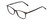 Profile View of Ernest Hemingway H4808 Designer Progressive Lens Prescription Rx Eyeglasses in Gloss Black Ladies Cateye Full Rim Acetate 52 mm