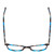 Top View of Ernest Hemingway H4808 Cateye Eyeglasses in Blue Brown Black Glitter Marble 52mm