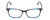 Front View of Ernest Hemingway H4808 Designer Single Vision Prescription Rx Eyeglasses in Blue Brown Black Glitter Marble Ladies Cateye Full Rim Acetate 52 mm