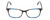 Front View of Ernest Hemingway H4808 Designer Bi-Focal Prescription Rx Eyeglasses in Blue Brown Black Glitter Marble Ladies Cateye Full Rim Acetate 52 mm