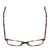 Top View of Ernest Hemingway H4808 Designer Single Vision Prescription Rx Eyeglasses in Brown Yellow Gold Marble Ladies Cateye Full Rim Acetate 52 mm
