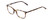 Profile View of Ernest Hemingway H4808 Designer Bi-Focal Prescription Rx Eyeglasses in Brown Yellow Gold Marble Ladies Cateye Full Rim Acetate 52 mm