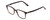 Profile View of Ernest Hemingway H4811 Designer Single Vision Prescription Rx Eyeglasses in Gloss Black/Auburn Brown Yellow Tortoise Havana Layered Unisex Cateye Full Rim Acetate 53 mm