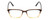 Front View of Ernest Hemingway H4811 Designer Reading Eye Glasses with Custom Cut Powered Lenses in Brown/Light Beige Clear Mist Layered Unisex Cateye Full Rim Acetate 53 mm
