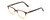 Profile View of Ernest Hemingway H4811 Designer Bi-Focal Prescription Rx Eyeglasses in Brown/Light Beige Clear Mist Layered Unisex Cateye Full Rim Acetate 53 mm