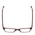 Top View of Ernest Hemingway H4811 Designer Single Vision Prescription Rx Eyeglasses in Brown Tortoise Havana/Grey Crystal Layered Unisex Cateye Full Rim Acetate 53 mm